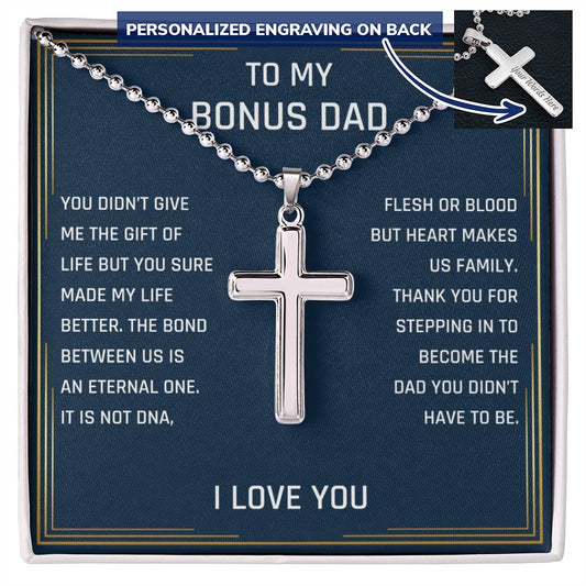 Cross Necklace for Men Black Silver Gold Stainless Steel Christian Bible Verse Jewelry Birthday Graduation Fathers Day Valentine's Day Christmas Gifts for Men Son Husband Boyfriend Dad Friends