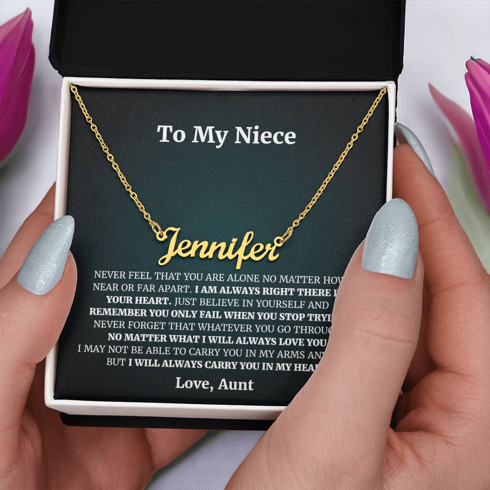 Aunt Gifts from Niece, Gifts for Niece from Aunt, Aunt and Niece Gifts, Sterling Silver Interlocking Heart Necklace, Niece Gifts from Aunt, Aunt Birthday Mothers Day Gifts, Christmas Gifts