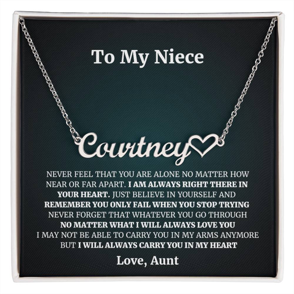 Aunt Gifts from Niece, Gifts for Niece from Aunt, Aunt and Niece Gifts, Sterling Silver Interlocking Heart Necklace, Niece Gifts from Aunt, Aunt Birthday, Mother's Day Gifts, Christmas Gifts